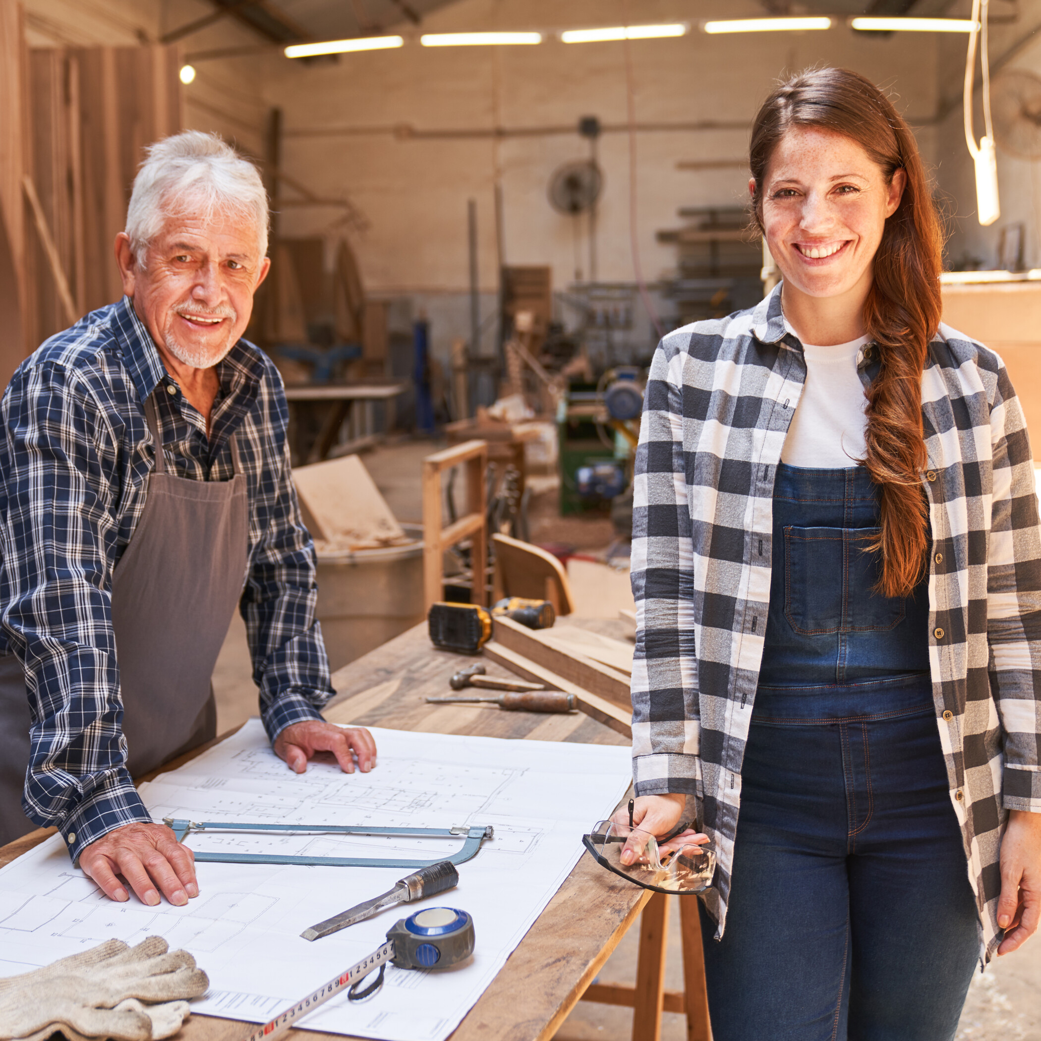 Handwerk jung und alt
