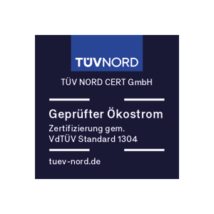 TÜV Siegel rhenag Ökostrom 12-2024