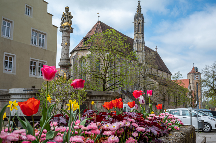 Kirche Blumen